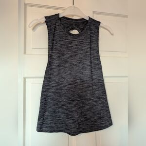 Lululemon Cross Back Gray Singlet